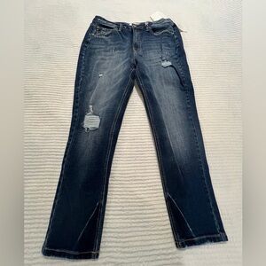 New Kancan Stylish Blue Distressed Women Jeans  - Size 13/30